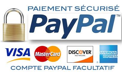 Paiement sécurisé par Paypal 